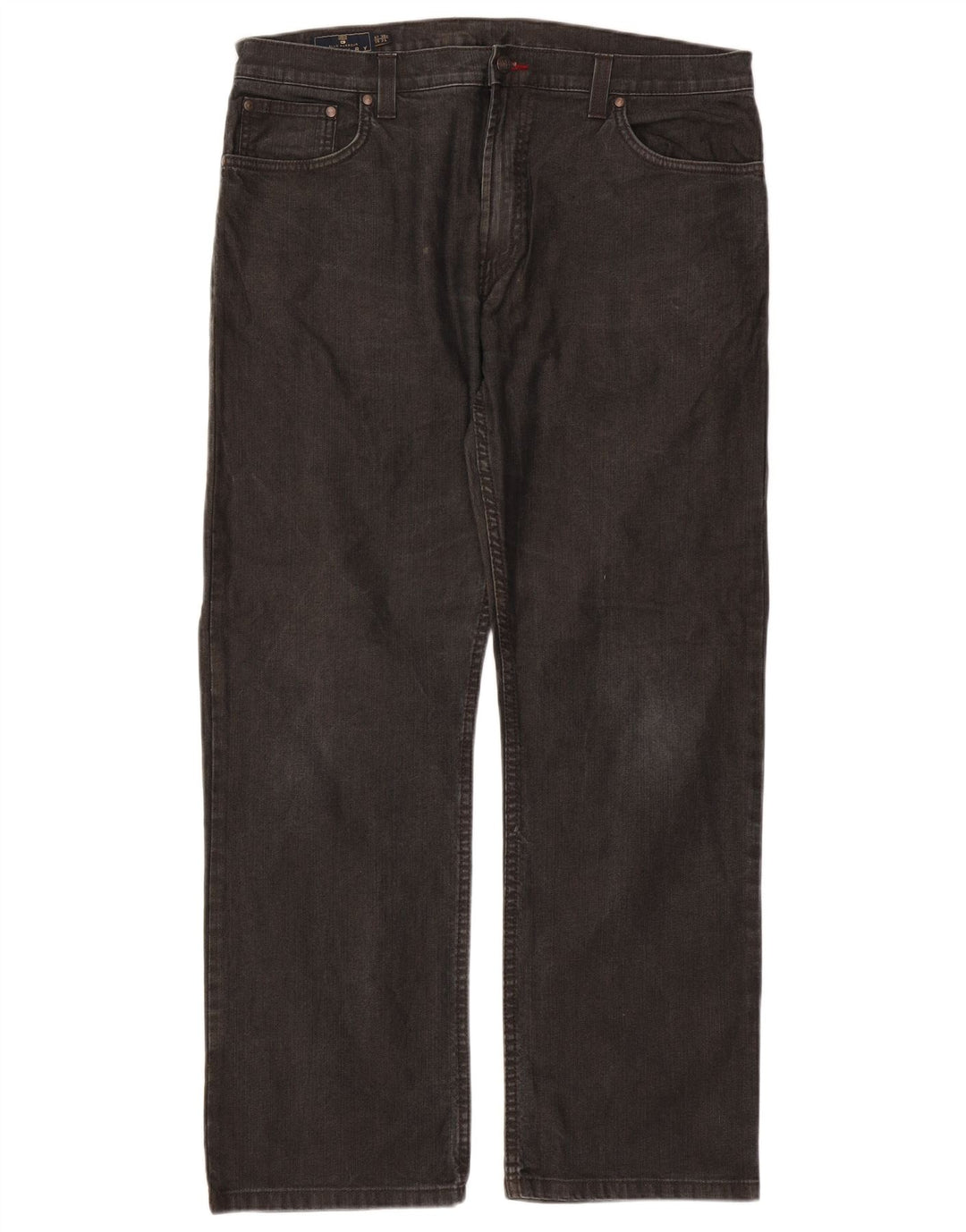 Calça jeans reta masculina Marks & Spencer Blue Harbor W38 L31 algodão preto