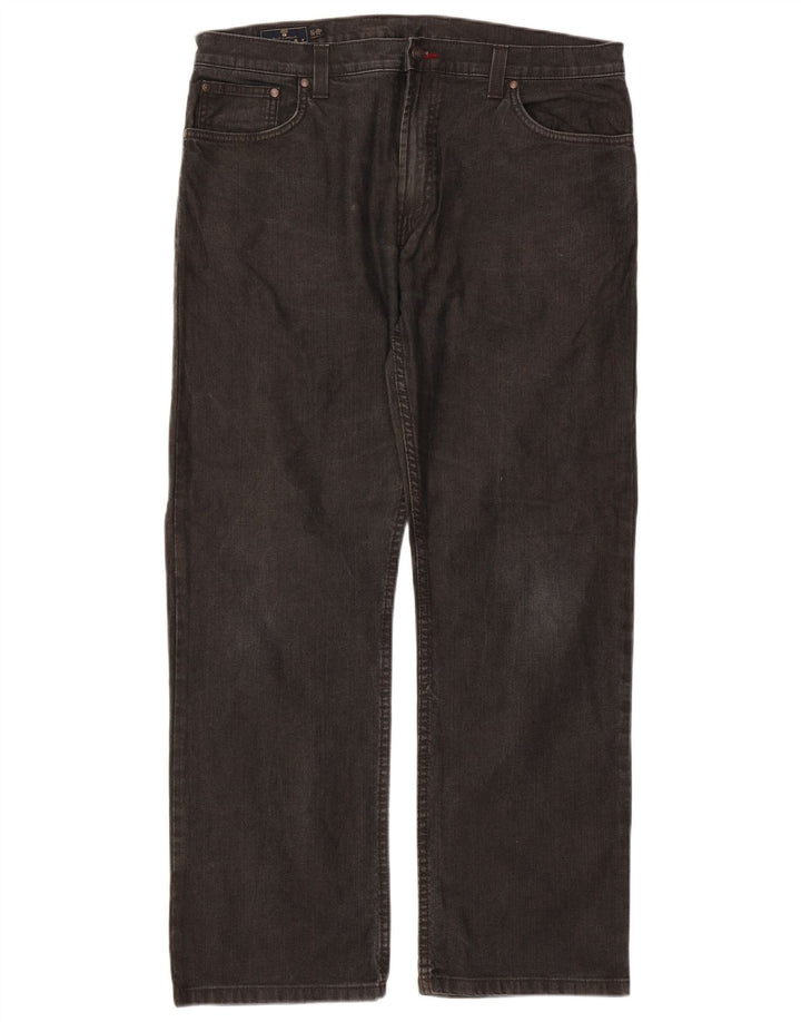 Calça jeans reta masculina Marks & Spencer Blue Harbor W38 L31 algodão preto