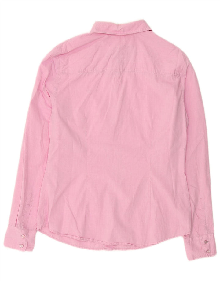 Camisa feminina PAUL & SHARK IT 44 algodão rosa médio