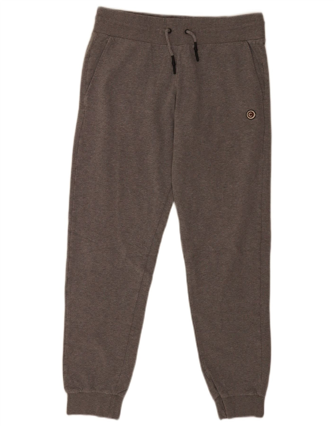 Colmar Calça esportiva feminina joggers cinza médio algodão manchado