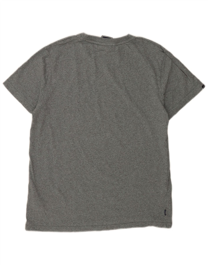 Camiseta masculina Superdry grande algodão cinza