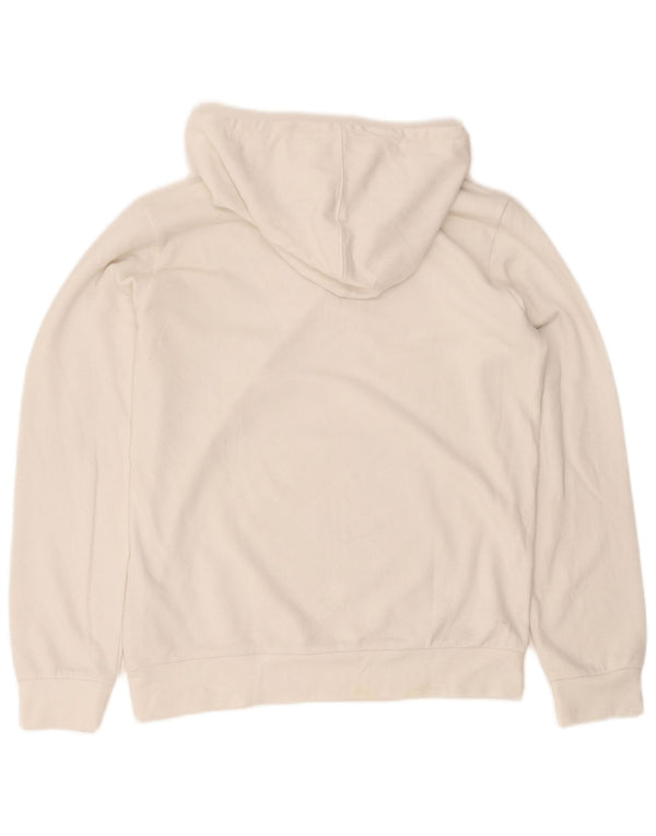 Jumper com capuz gráfico Champion Boys 13-14 anos XL algodão branco