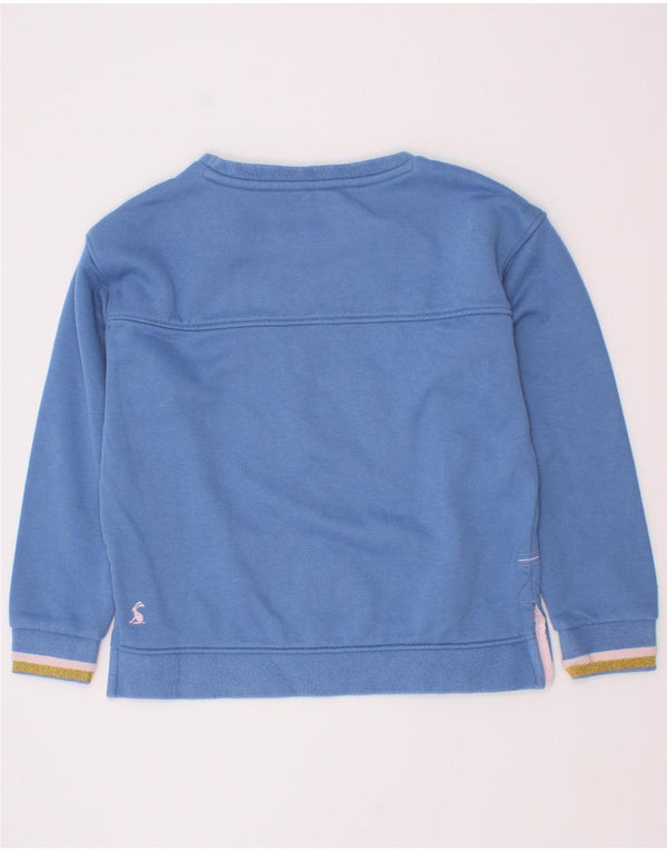 Joules Meninas Moletom Gráfico Jumper 5-6 Anos Azul Algodão