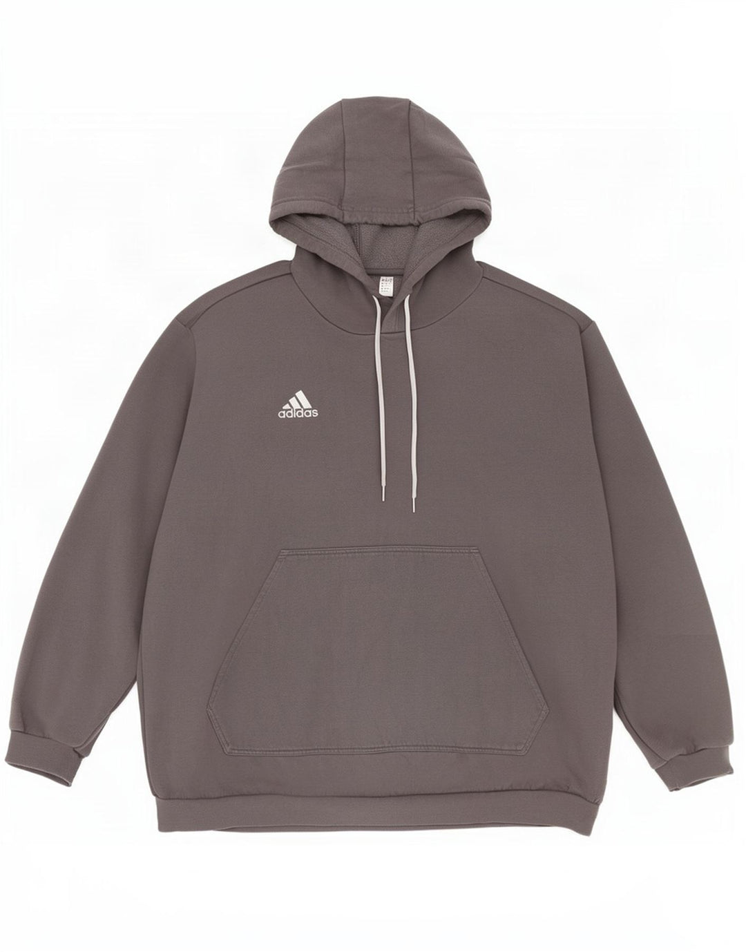 Adidas Mens Hoodie Jumper 2XL Algodão Cinza