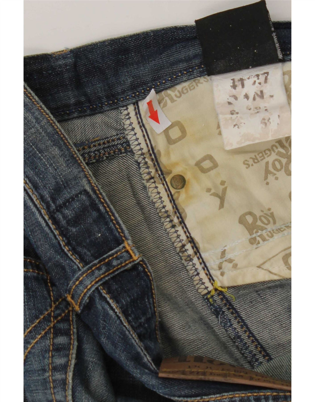 Calça jeans feminina Roy Rogers W27 L32 azul algodão