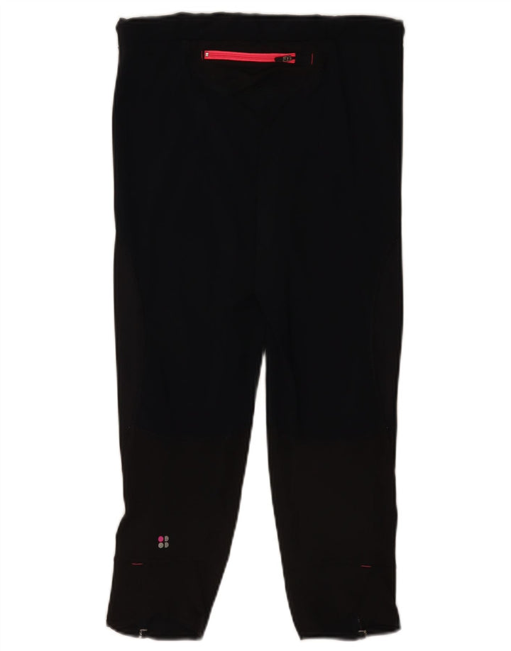 Sweaty Betty Womens Capri Leggings Pequena Poliamida Preta
