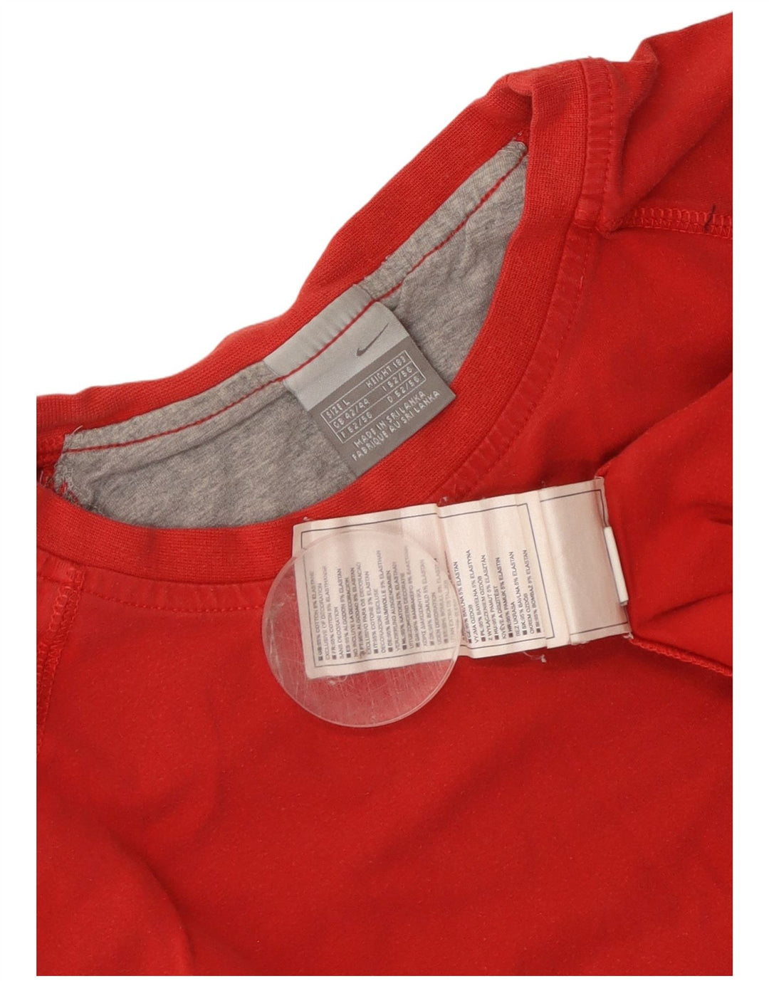 Colete Nike Masculino Top UK 42/44 Grande Algodão Vermelho