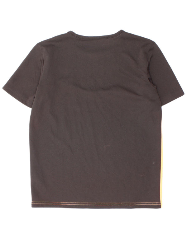 Camiseta Puma Meninos 11-12 Anos Preto Colorblock Poliéster