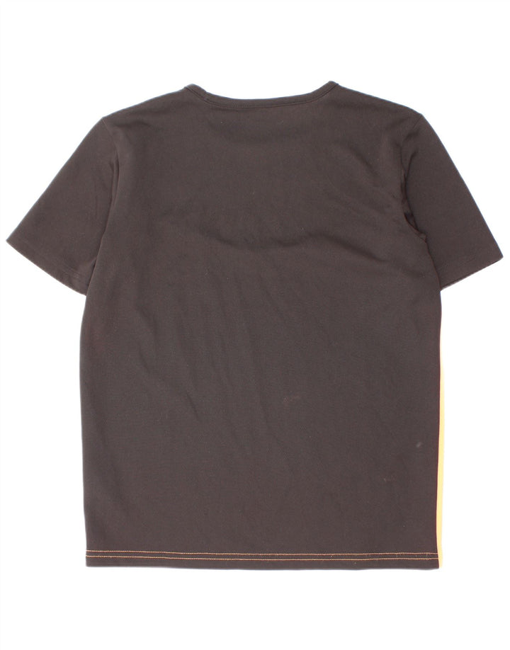 Camiseta Puma Meninos 11-12 Anos Preto Colorblock Poliéster