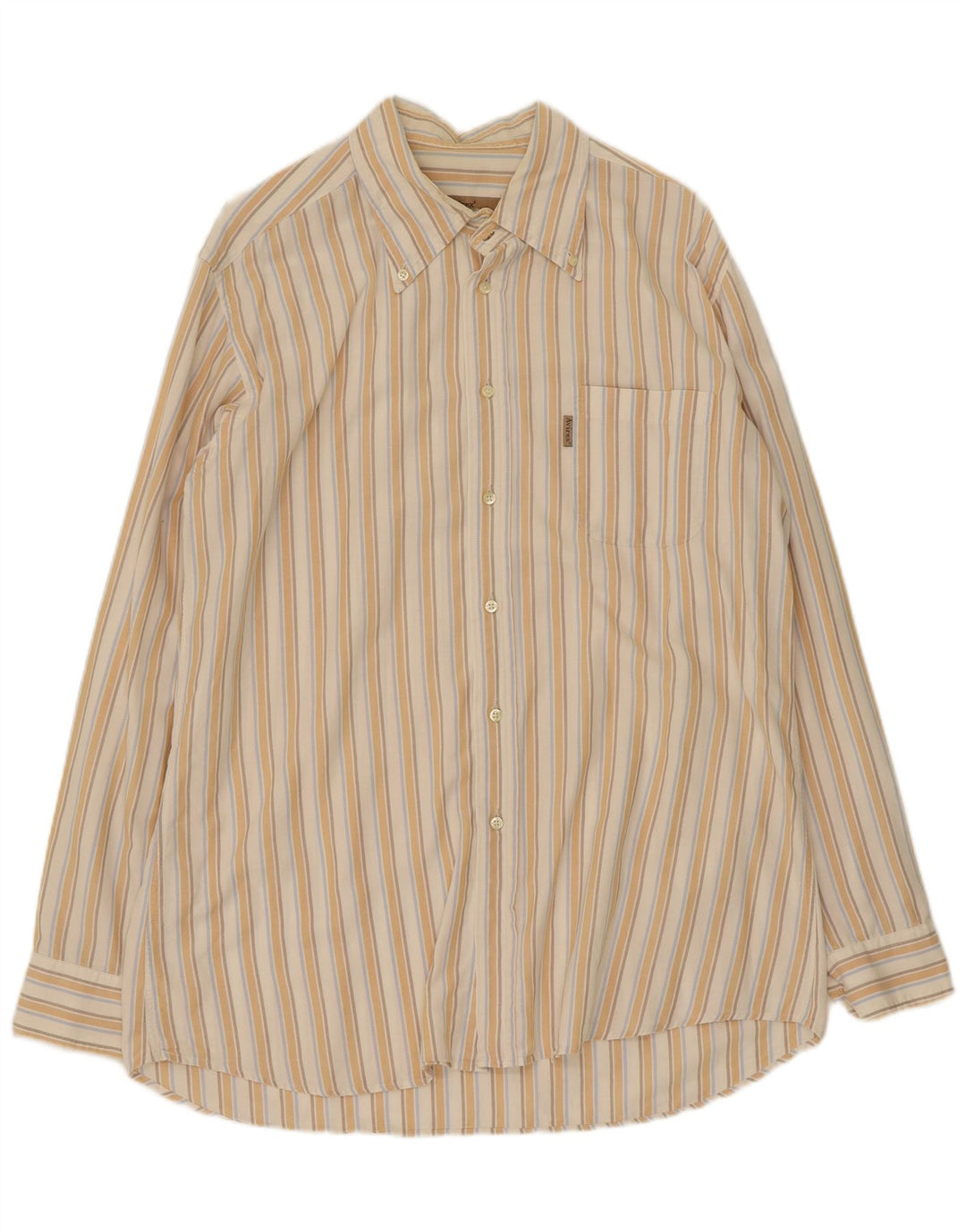 Camisa masculina AVIREX XL listrada bege