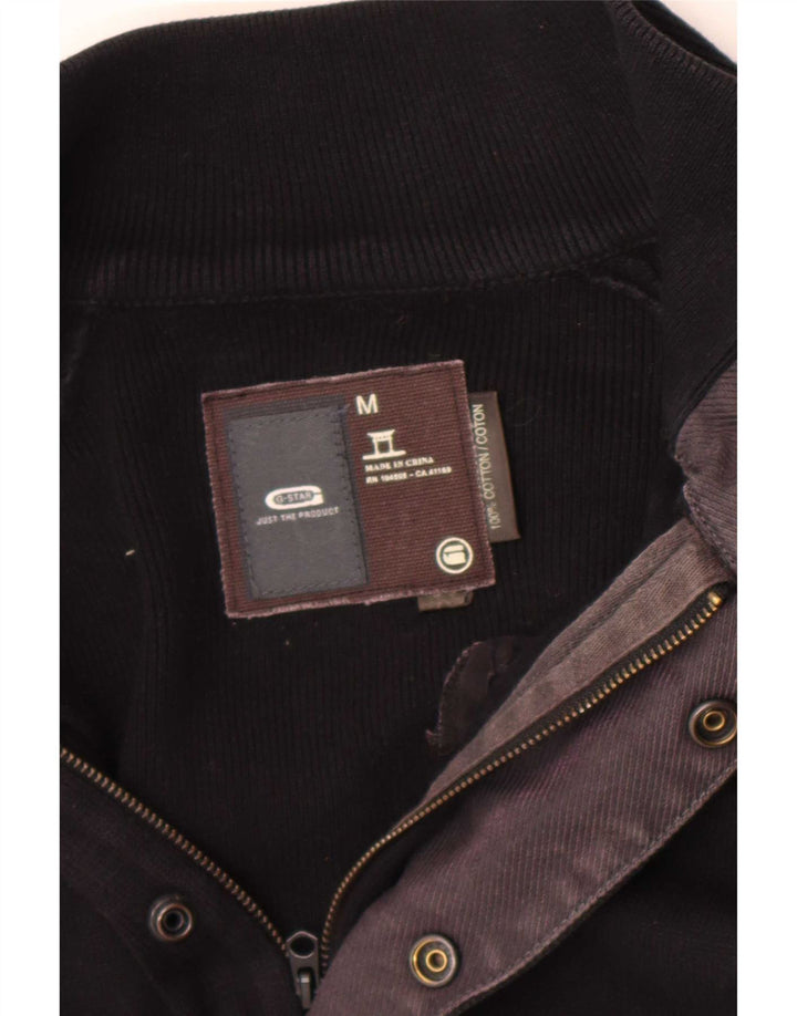 Jaqueta bomber feminina G-Star UK 12 algodão preto médio