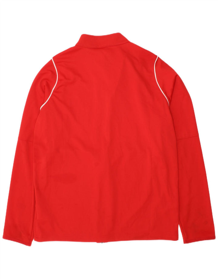 Jaqueta de treino NIKE Boys Dri Fit 12-13 anos grande poliéster vermelho