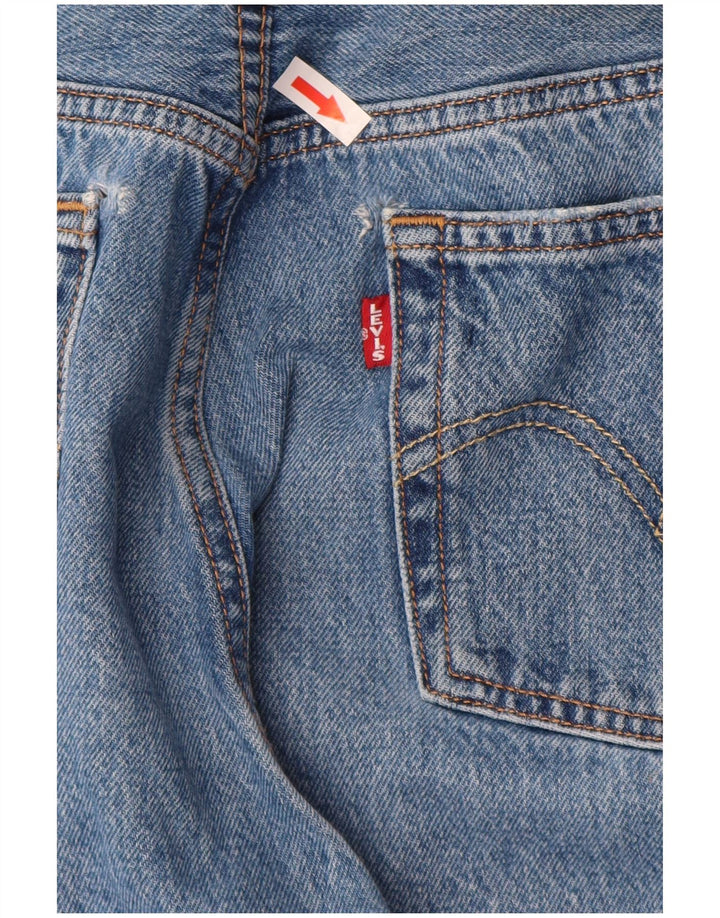 Jeans feminino Levi's 501 Straight W30 L30 Azul