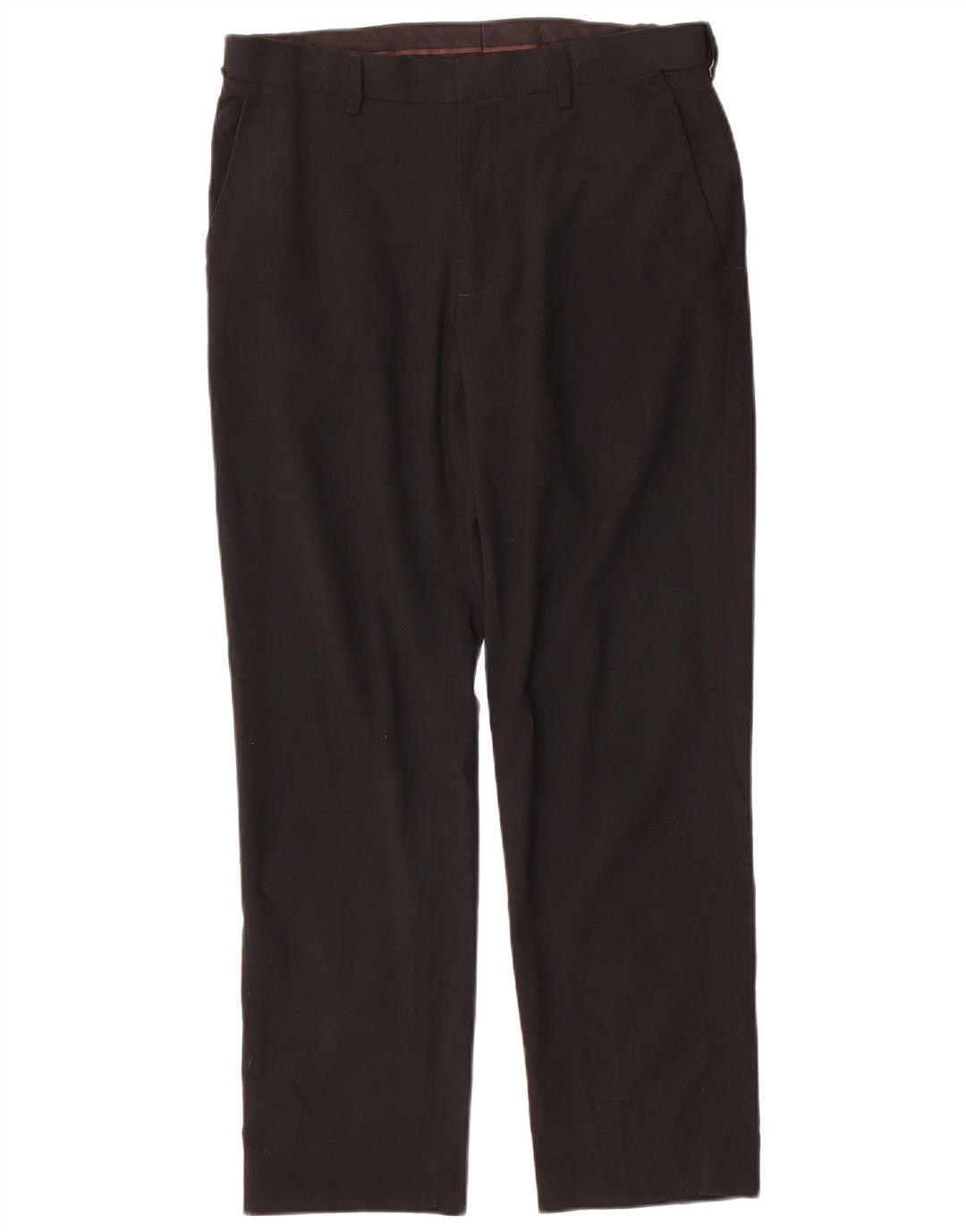 Calça chino masculina Marks & Spencer reta regular fit W32 L29 preta