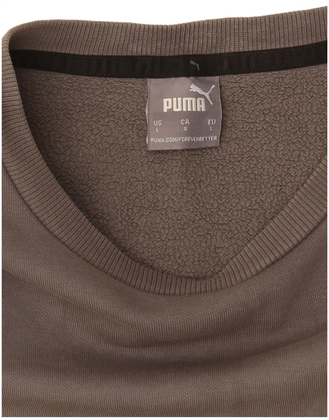 Puma moletom masculino jumper grande cinza