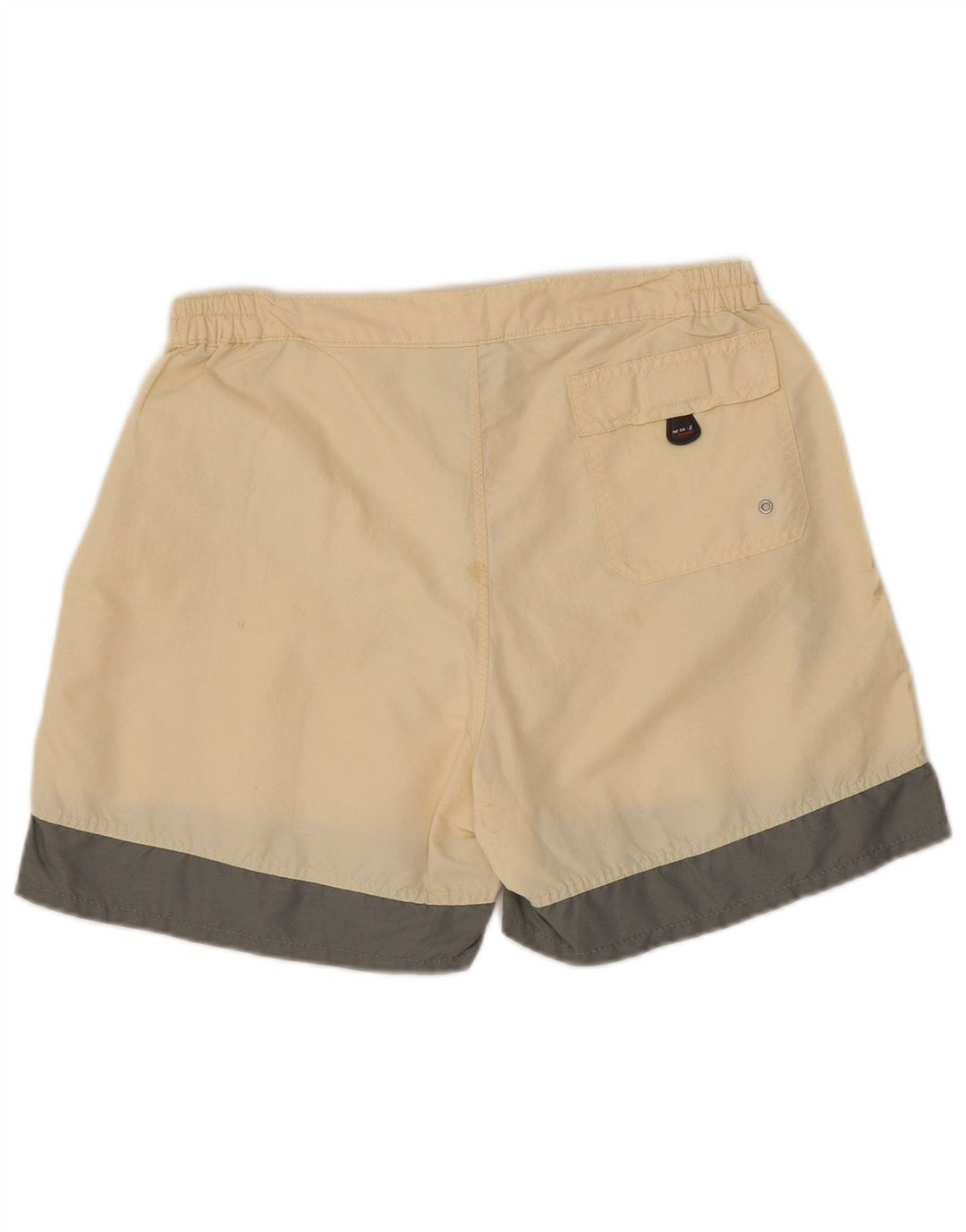 Shorts de natação masculino North Sails gráfico médio off white colorblock