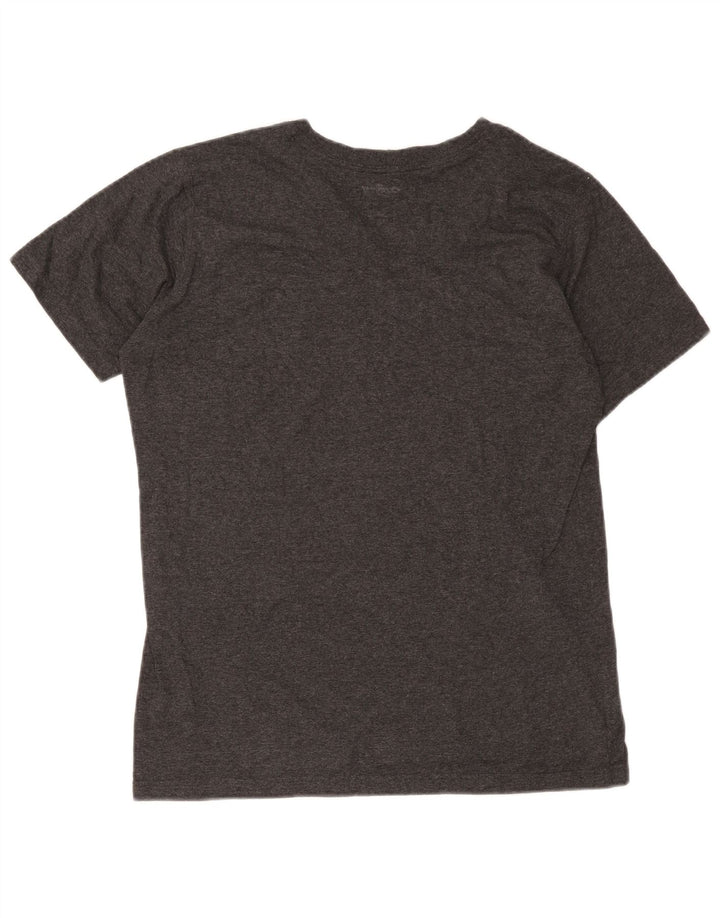 Camiseta feminina Carhartt US 12/14 grande algodão cinza