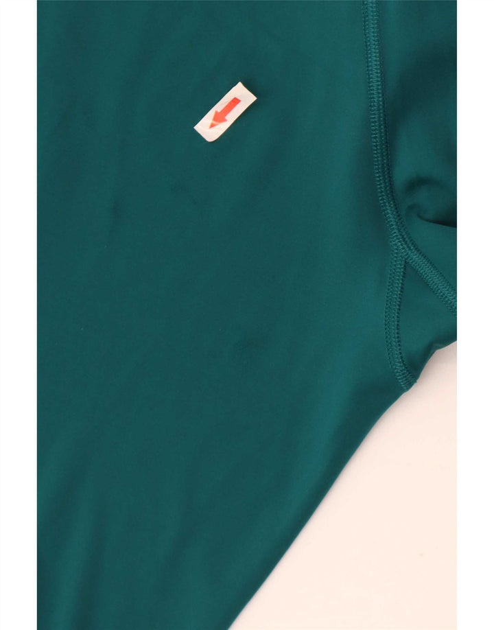 Leggings femininos Reebok Graphic UK 8/10 pequeno verde colorblock poliéster