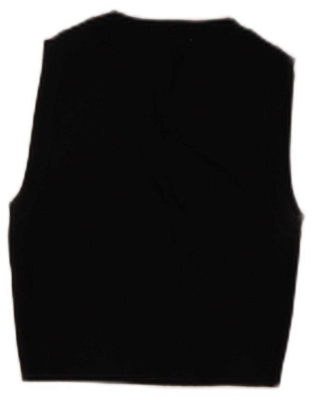 Zara Womens Crop Vest Regata Reino Unido 8 Pequeno Preto