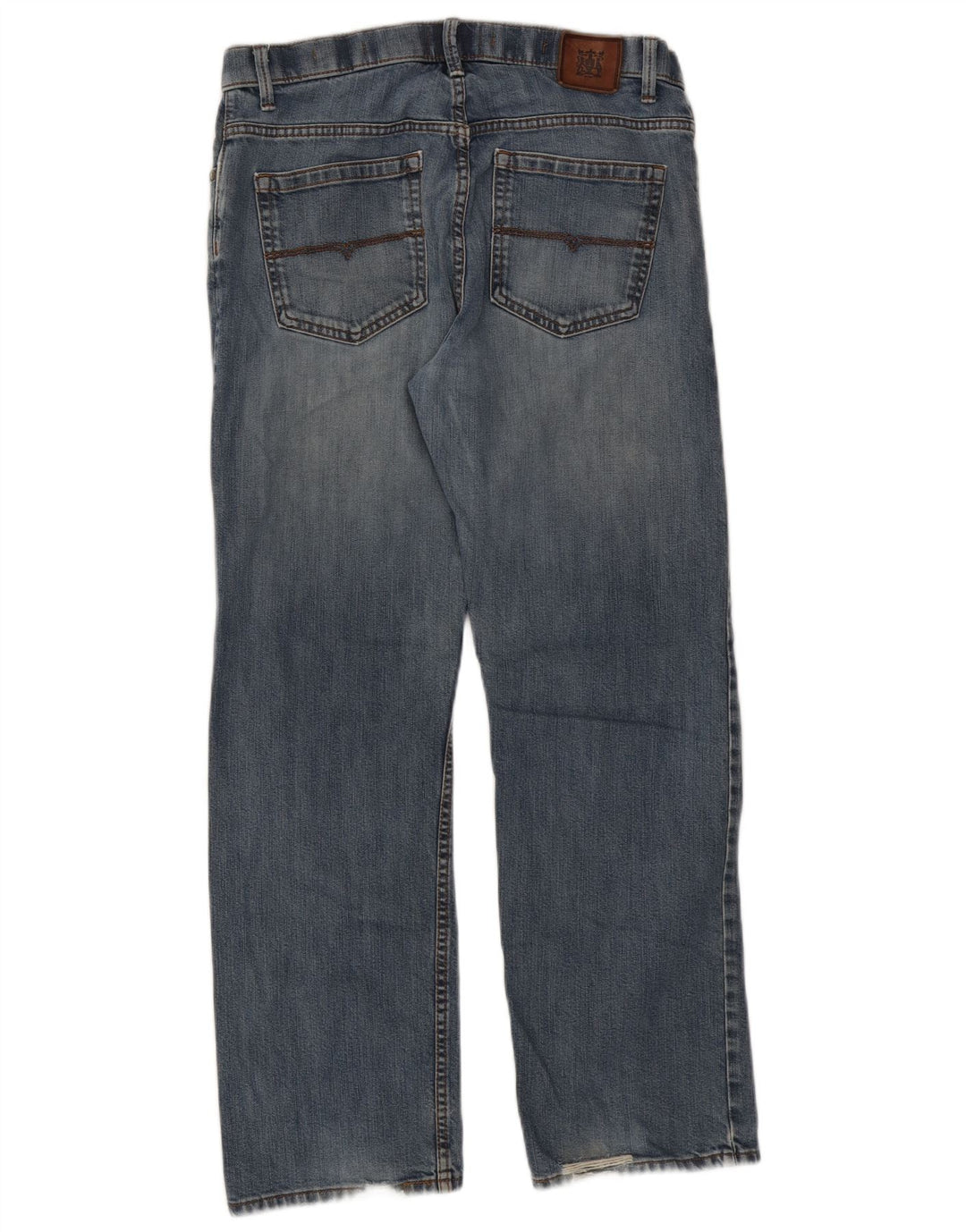 Jeans Marks & Spencer masculino regular fit reto W34 L31 algodão azul