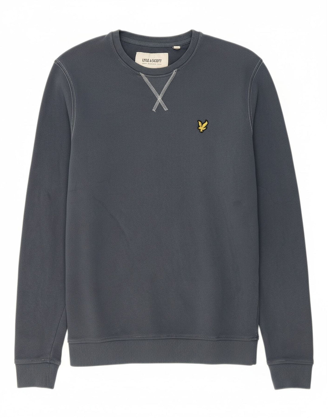 Moletom masculino LYLE & SCOTT Jumper XS azul marinho algodão