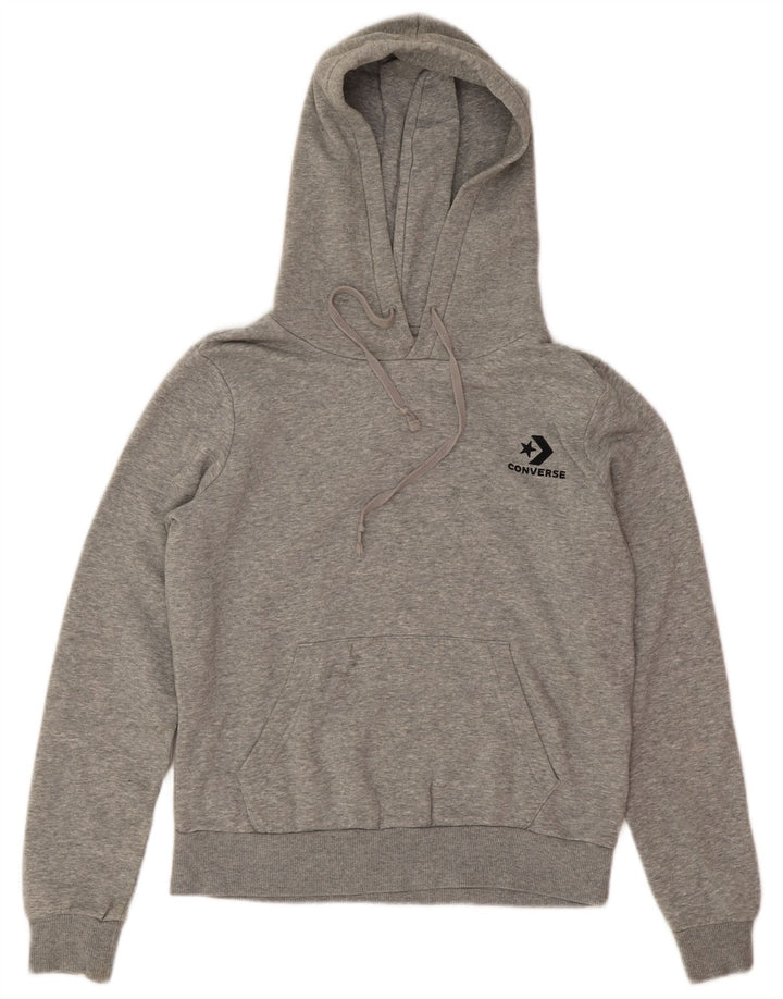 Converse masculino moletom com capuz pequeno algodão cinza
