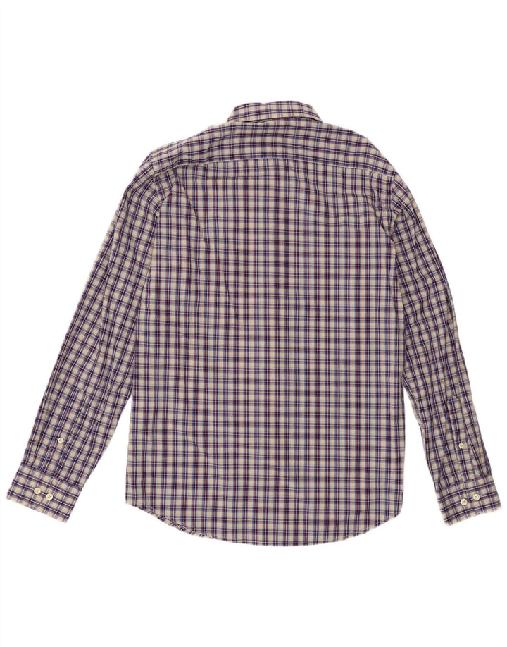 Camisa masculina Carrera Regular Fit média de algodão xadrez multicolorido