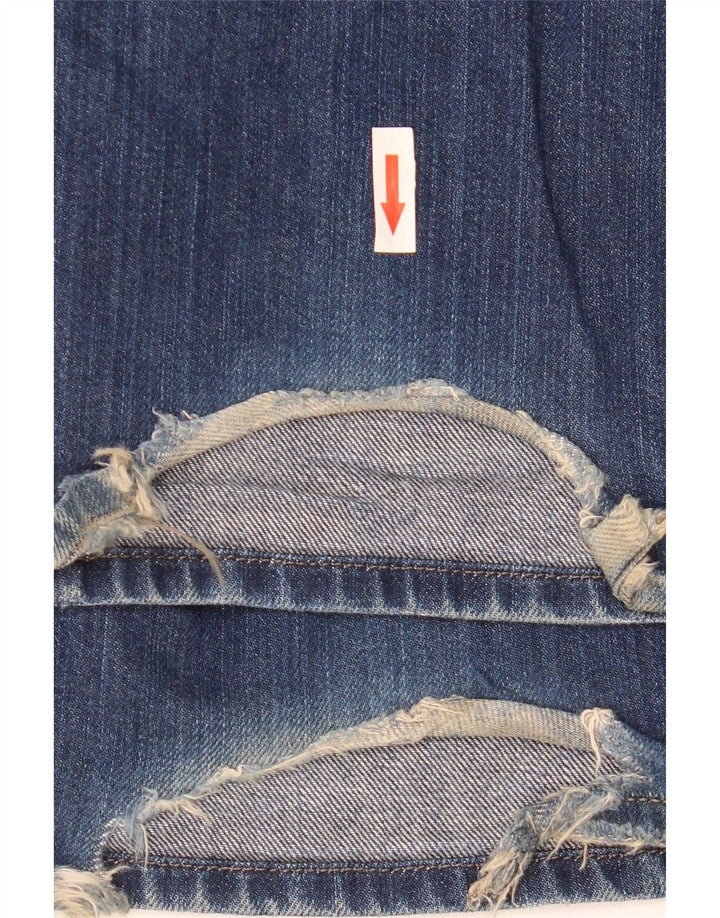Diesel Masculino Ronhary Stretch Bootcut Jeans W29 L30 Azul Marinho Algodão
