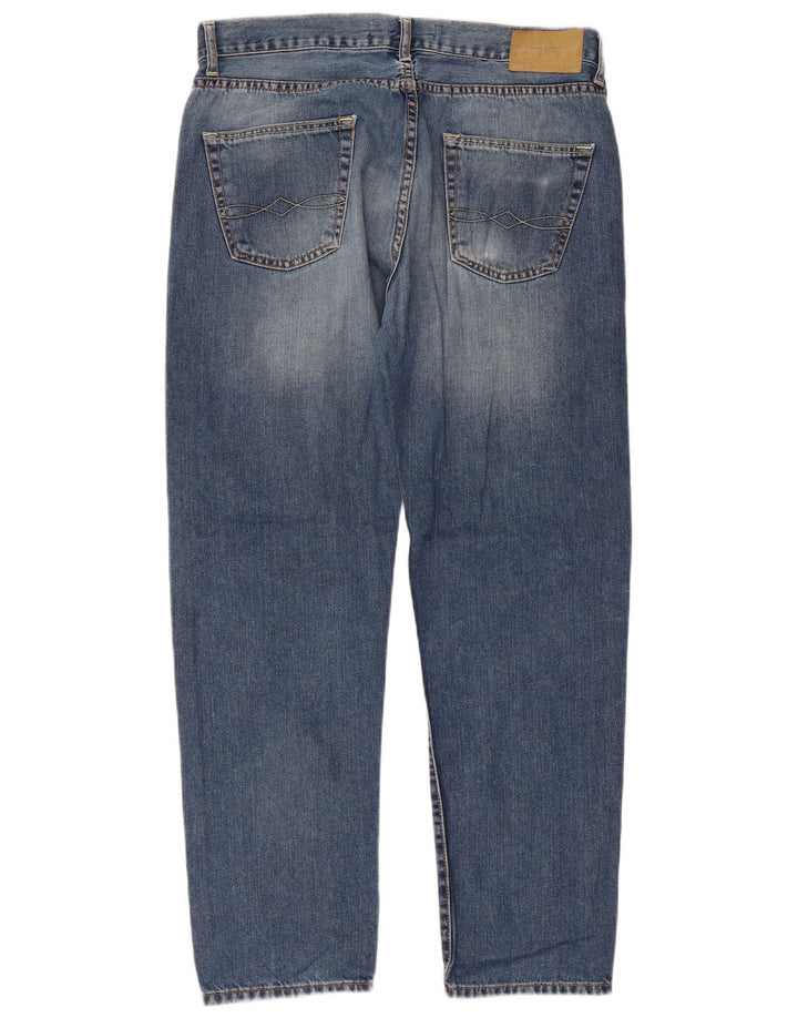 Zara Mens Straight Jeans EU 44 Grande W34 L29 Azul