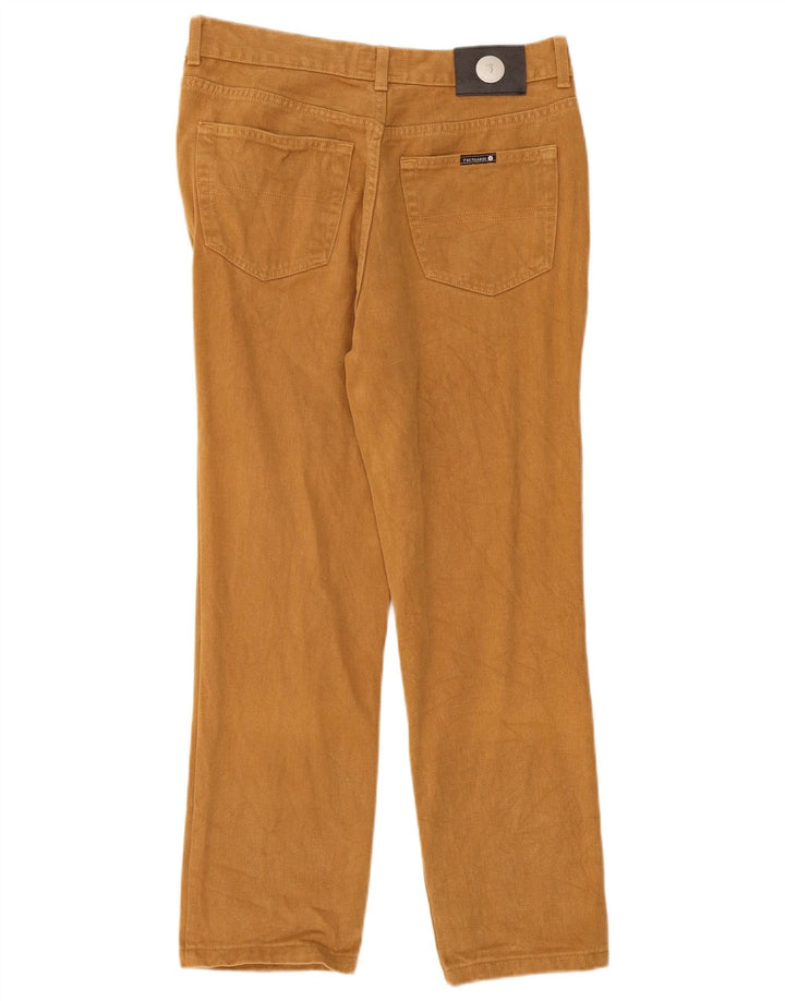 Jeans retos masculinos TRUSSARDI W34 L27 algodão bege