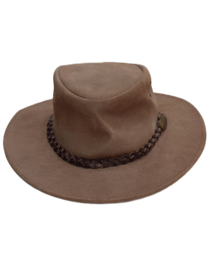 Chapéu de cowboy masculino de camurça Jacaru Australia médio/grande marrom ocidental