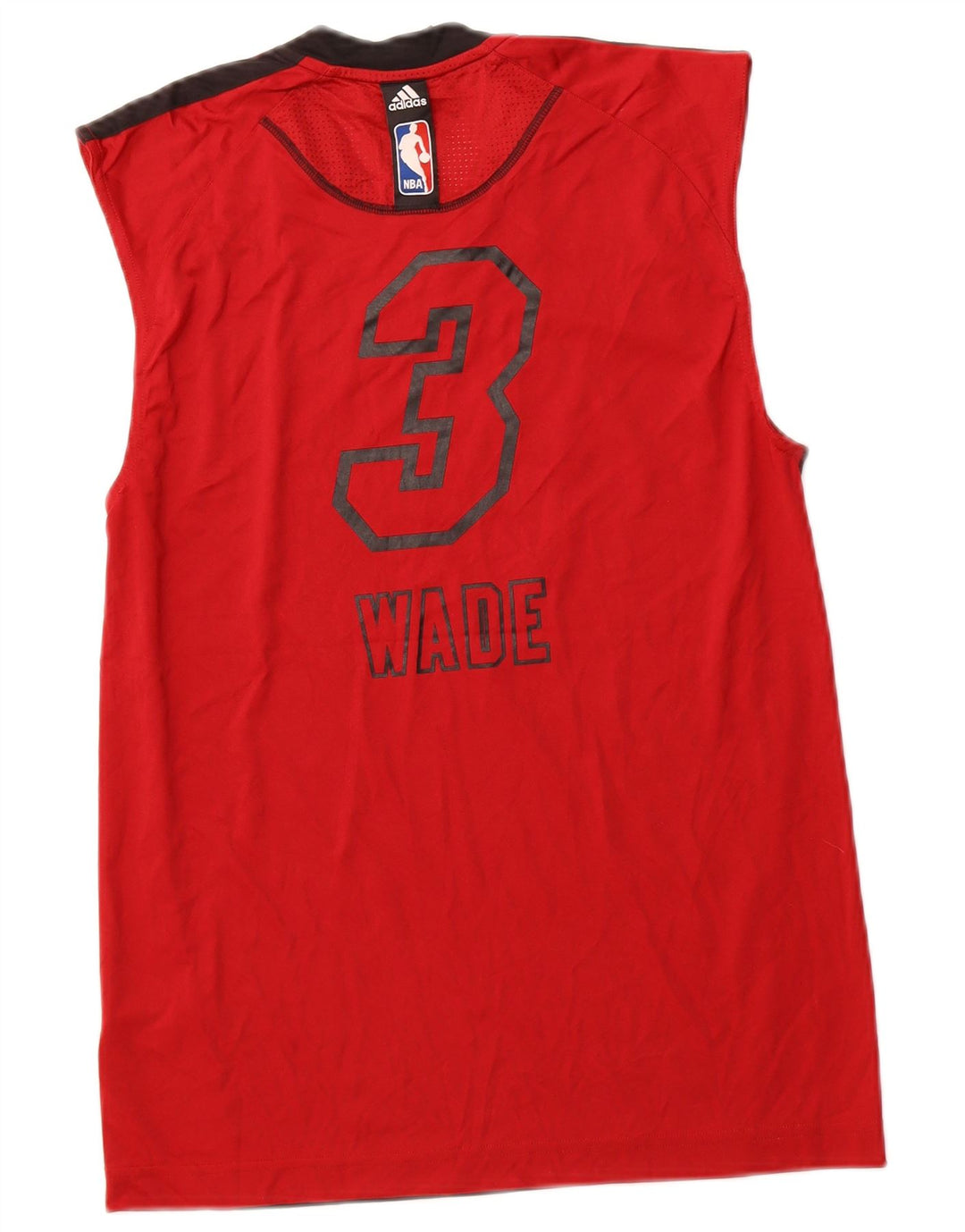 ADIDAS Mens Wade 3 Graphic Vest Top Small Red Colourblock Polyester