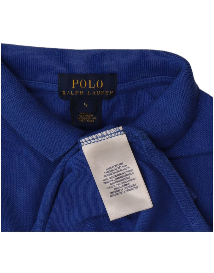Polo Ralph Lauren Menino Polo 4-5 Anos Azul Algodão