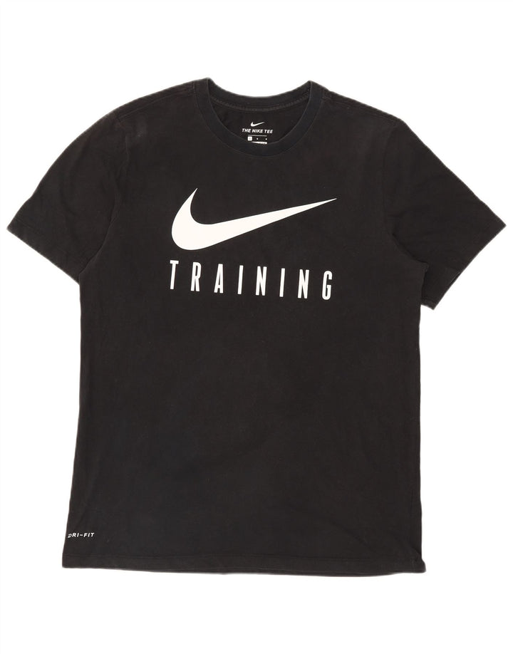 Camiseta Nike Masculina Dri Fit Graphic Top Grande Preto