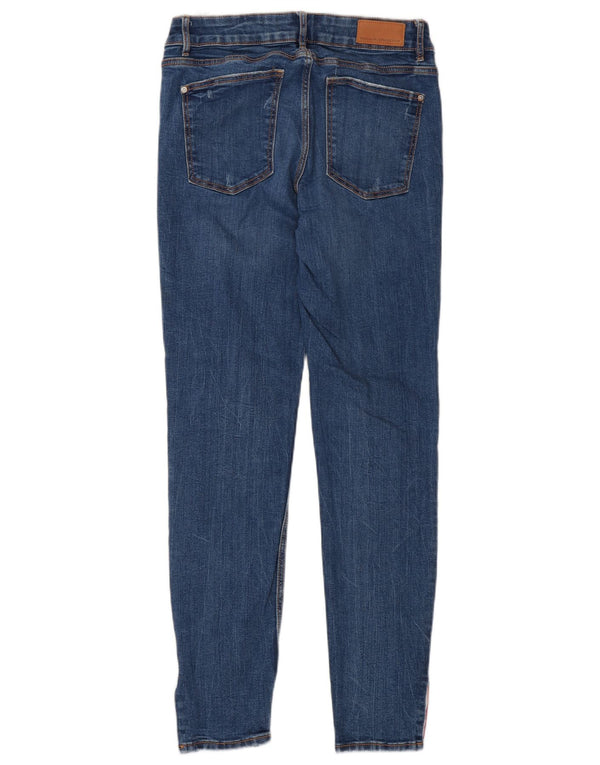 Zara Mulher Trafaluc Skinny Jeans EU 40 Médio W30 L28 Azul