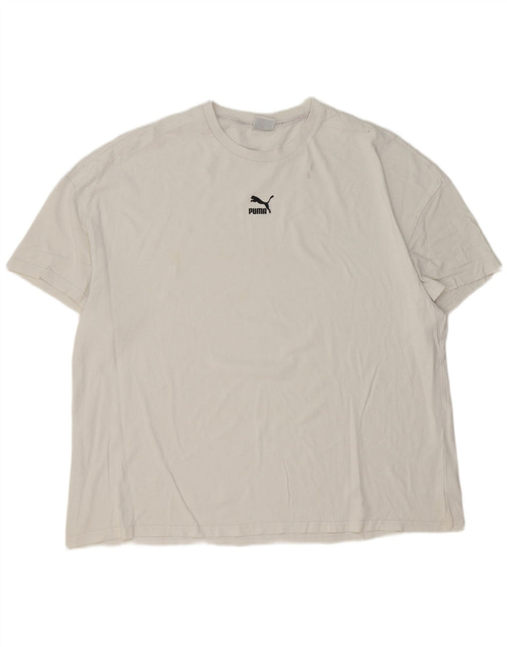 Camiseta masculina PUMA Top XL algodão branco