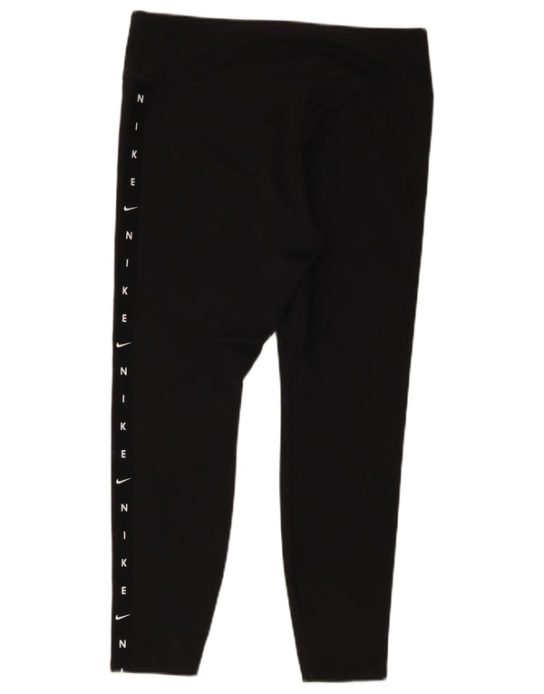 Leggings Nike Dri Fit Graphic UK 14 Grande Poliéster Preto