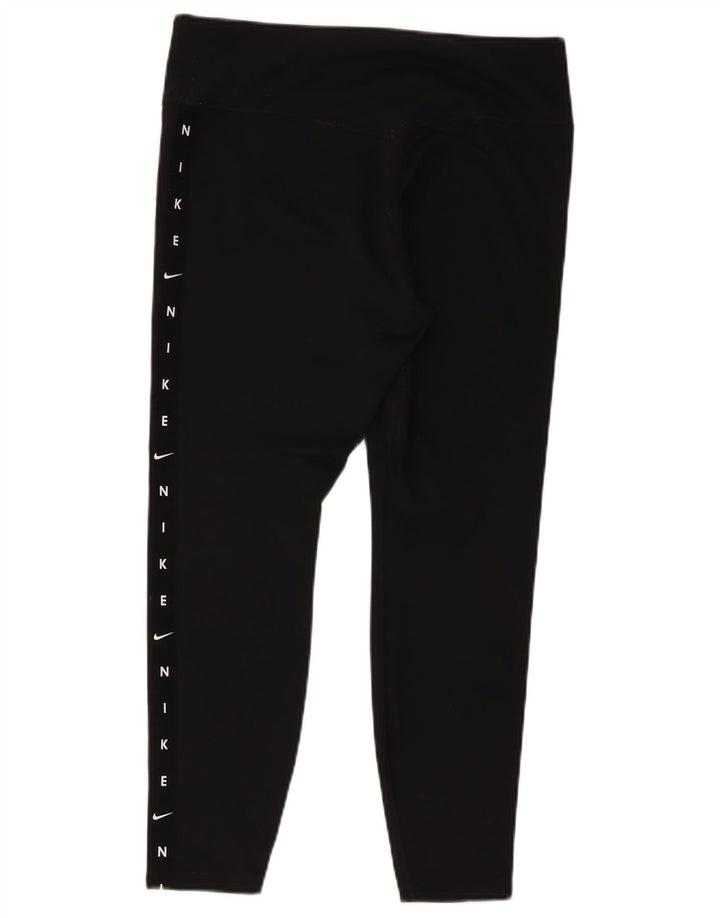 Leggings Nike Dri Fit Graphic UK 14 Grande Poliéster Preto