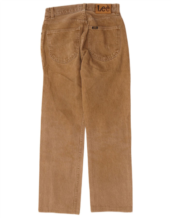 Jeans retos femininos Lee W29 L28 algodão bege