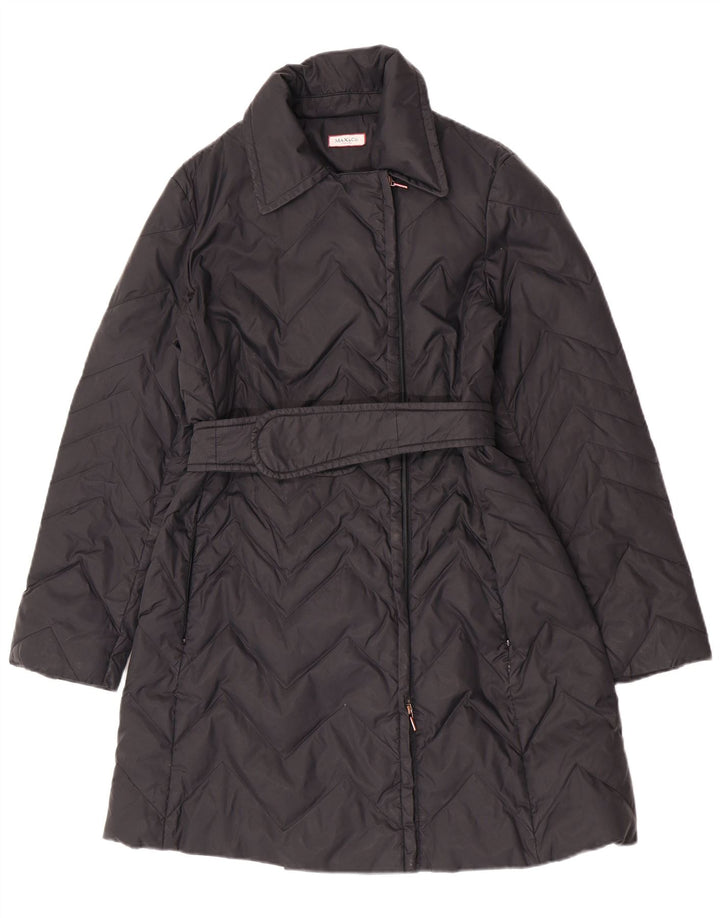 Casaco acolchoado feminino Max & Co. UK 12 médio preto poliamida