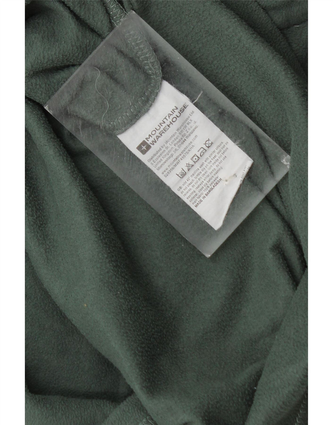 Suéter de lã feminino Mountain Warehouse com zíper e gola UK 12 verde médio