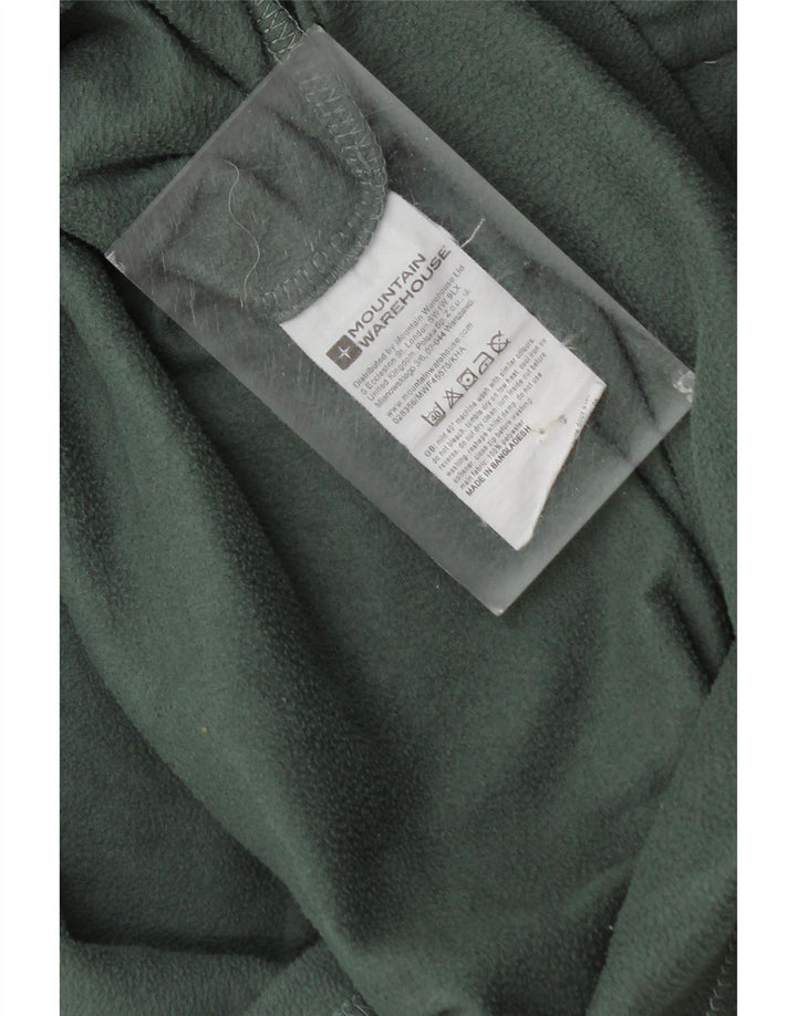 Suéter de lã feminino Mountain Warehouse com zíper e gola UK 12 verde médio