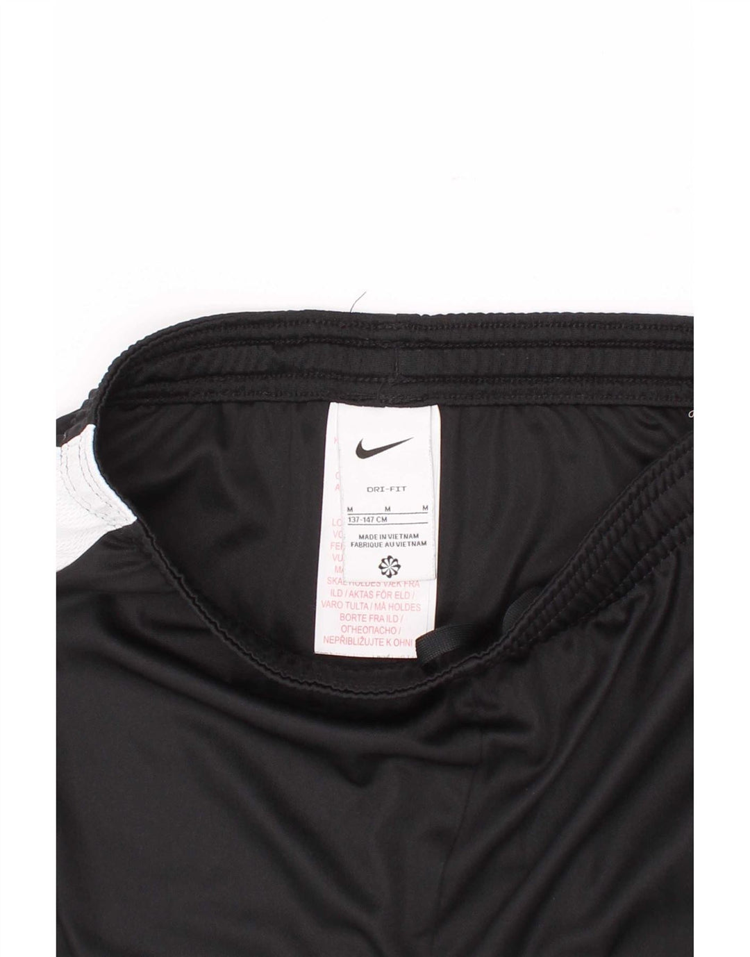Shorts esportivos Nike Boys Dri Fit 10-11 anos médio preto poliéster
