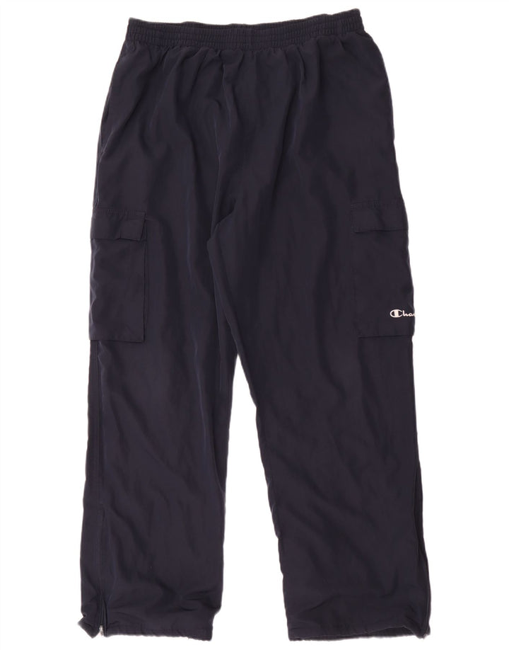 Calça corta-vento masculina Champion Cargo grande azul marinho