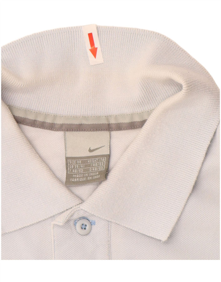 Camisa polo masculina Nike UK 39/41 algodão azul médio