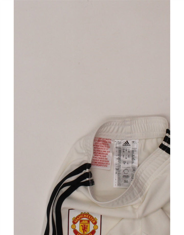 Shorts esportivos ADIDAS para meninos Manchester United 6-9 meses branco poliéster