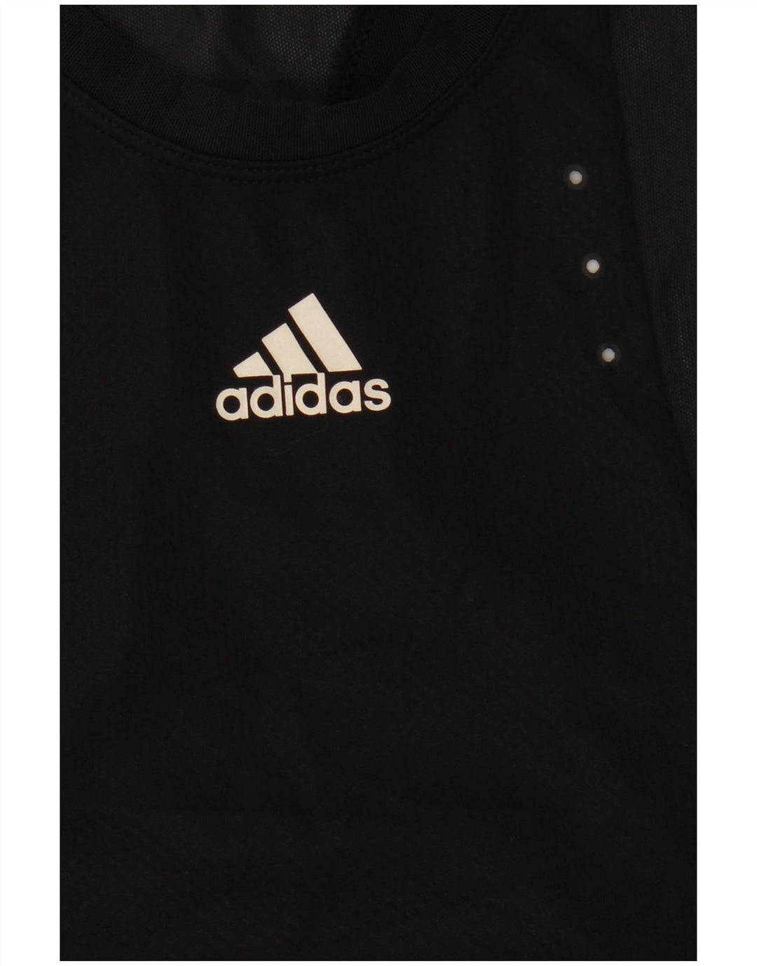 Adidas Womens Vest Top UK 12 Médio Preto