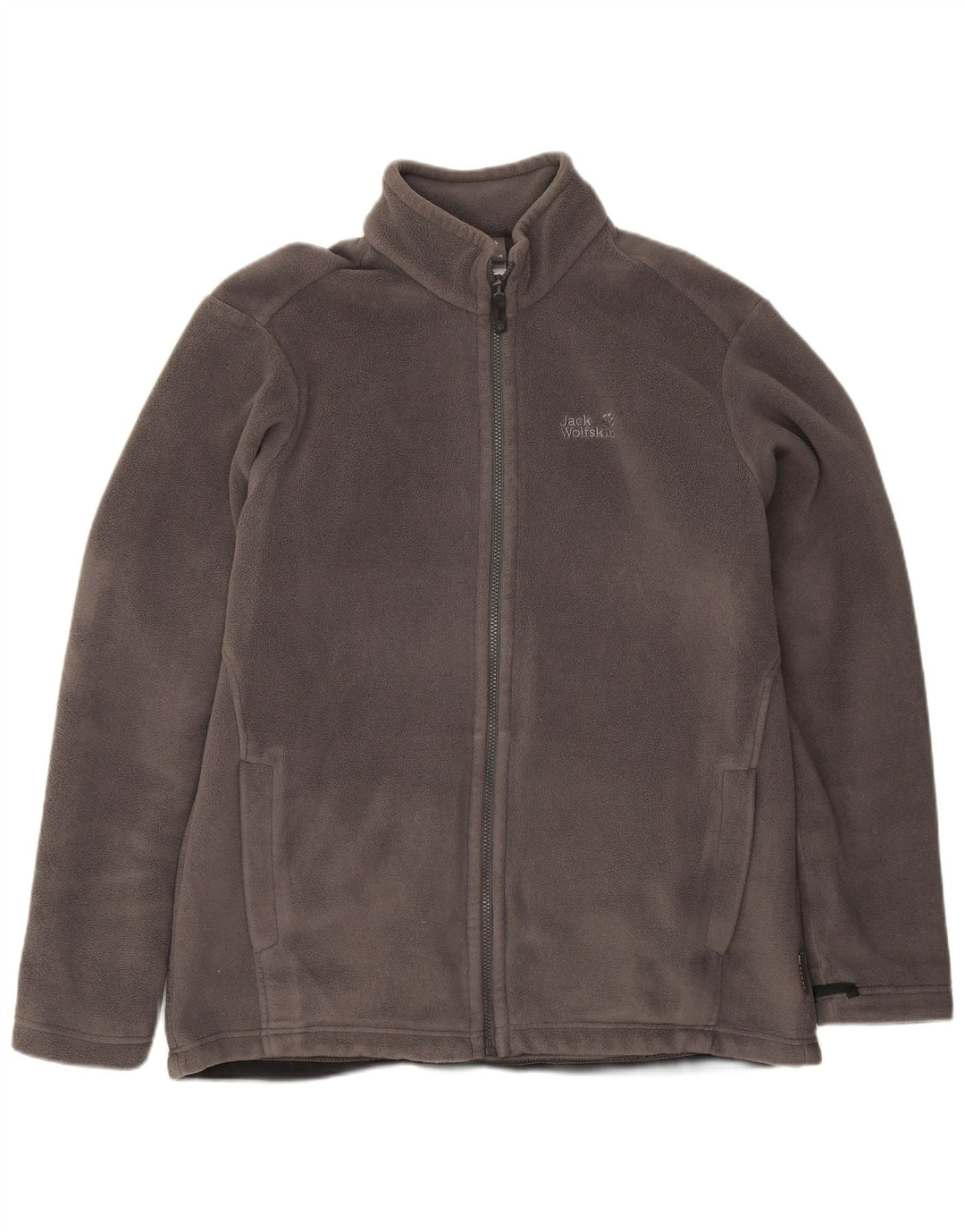 Jaqueta masculina de lã Jack Wolfskin UK 44/46 XL cinza poliéster