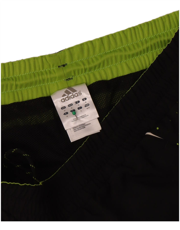 Adidas Mens Graphic Bermuda Sport Shorts Médio Preto Poliéster