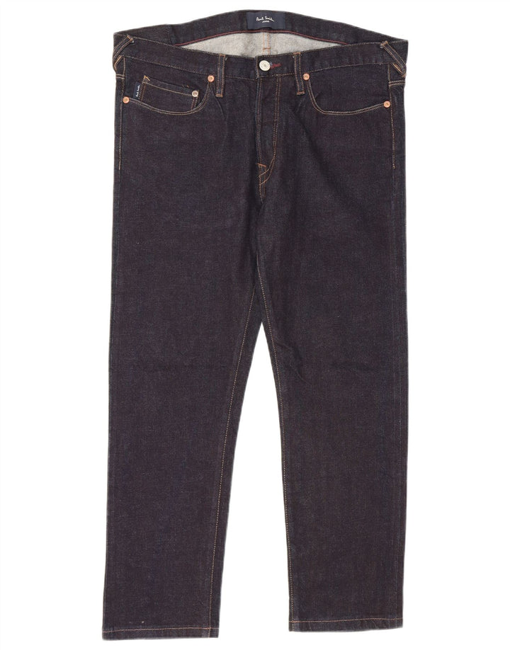 Calça jeans reta masculina PAUL SMITH W32 L25 algodão azul marinho